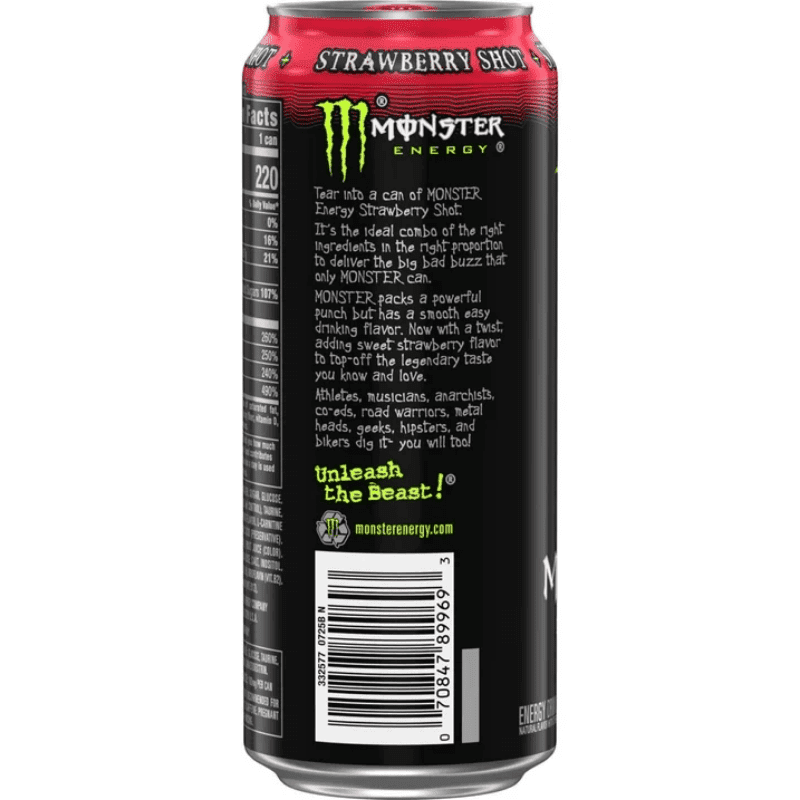 Monster Energy Strawberry Shot