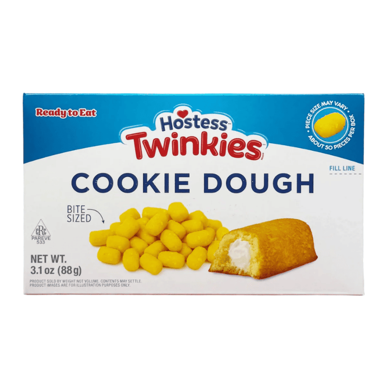 hostess twinkies cookie dough bite sized 3.1oz 88g