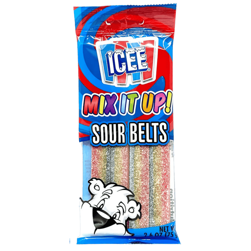 icee mix it up sour belts 75g
