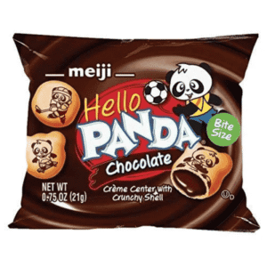 meiji hello panda con relleno de chocolate 1u bolsita 21g