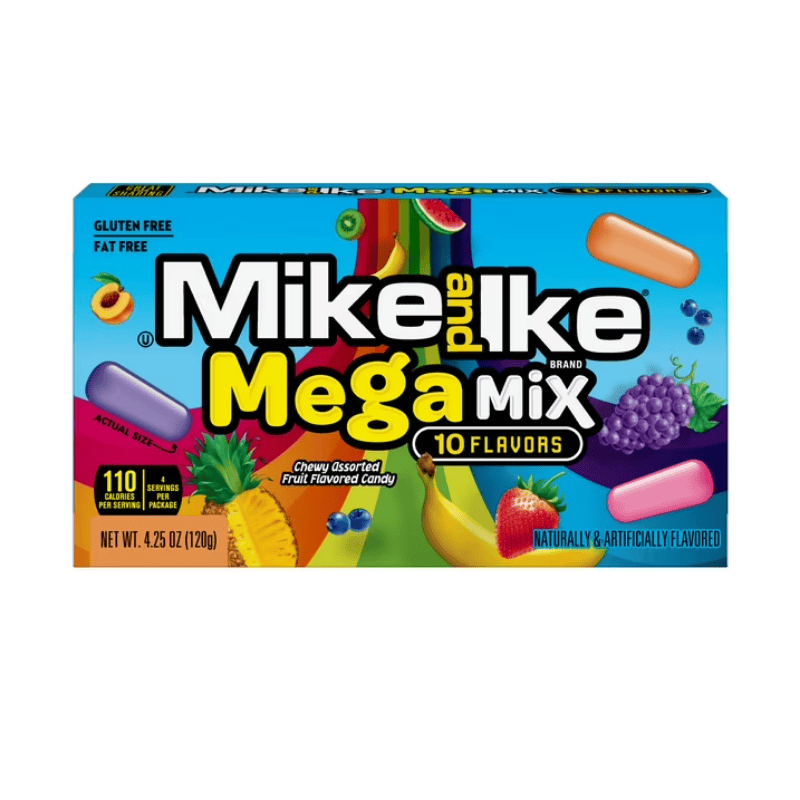 mike and ike mega mix 4.25oz 120g