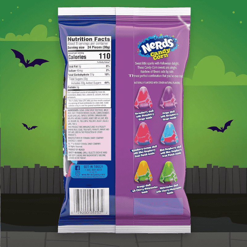 Nerds Candy Corn 8oz 227g