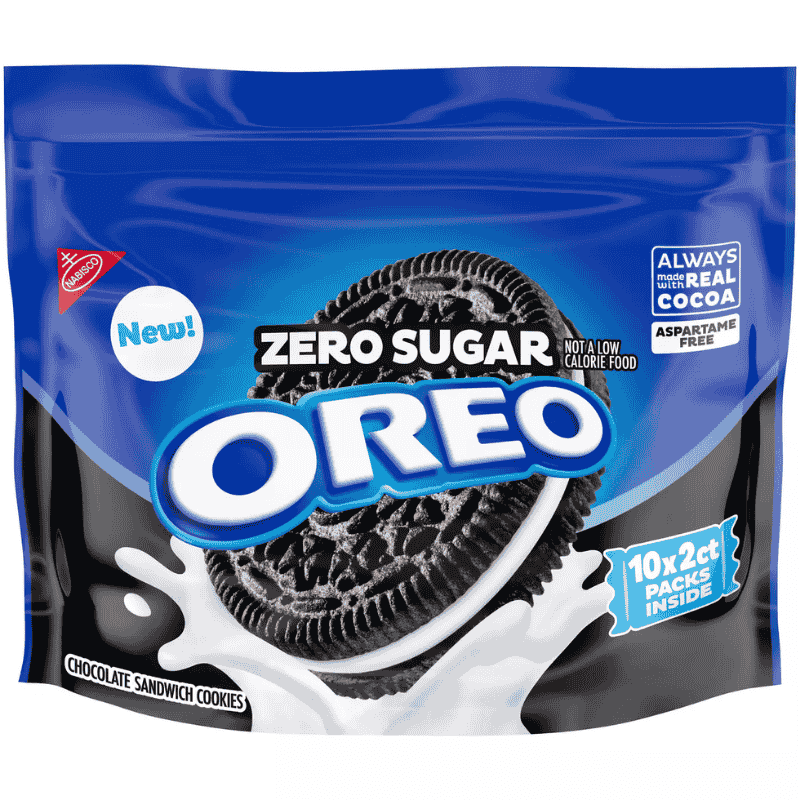 oreo zero sugar galletas 10x2packs 8oz 226g