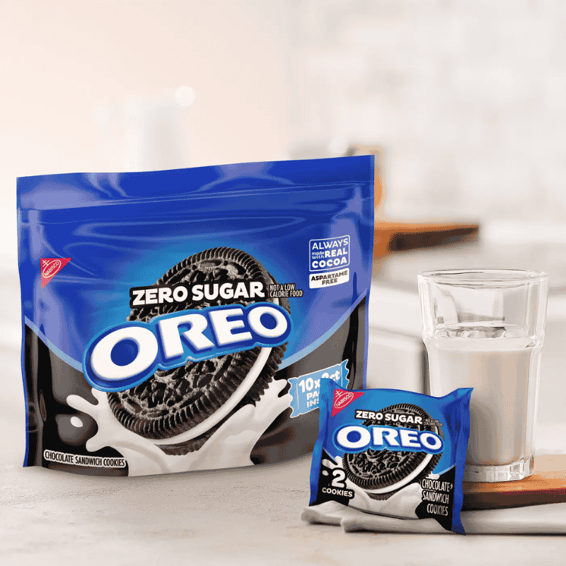 OREO Zero Sugar 226g - Galletas (10x2packs) 8oz - Imagen 6