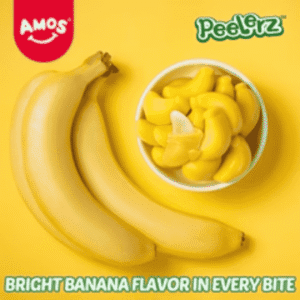 Peelerz Gummy Banana Peelable 6oz 170g