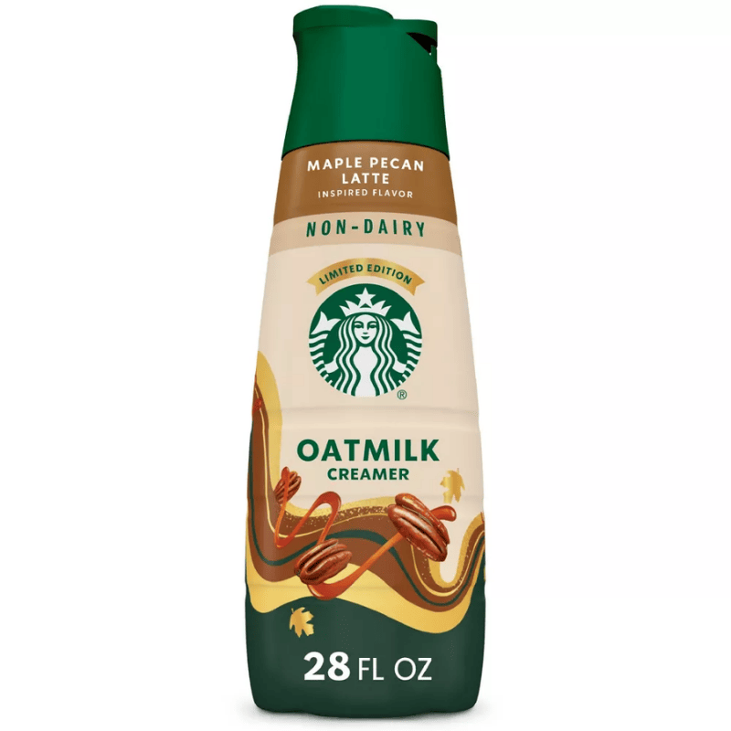 starbucks creamer maple pecan latte non dairy oatmilk 28oz 828ml