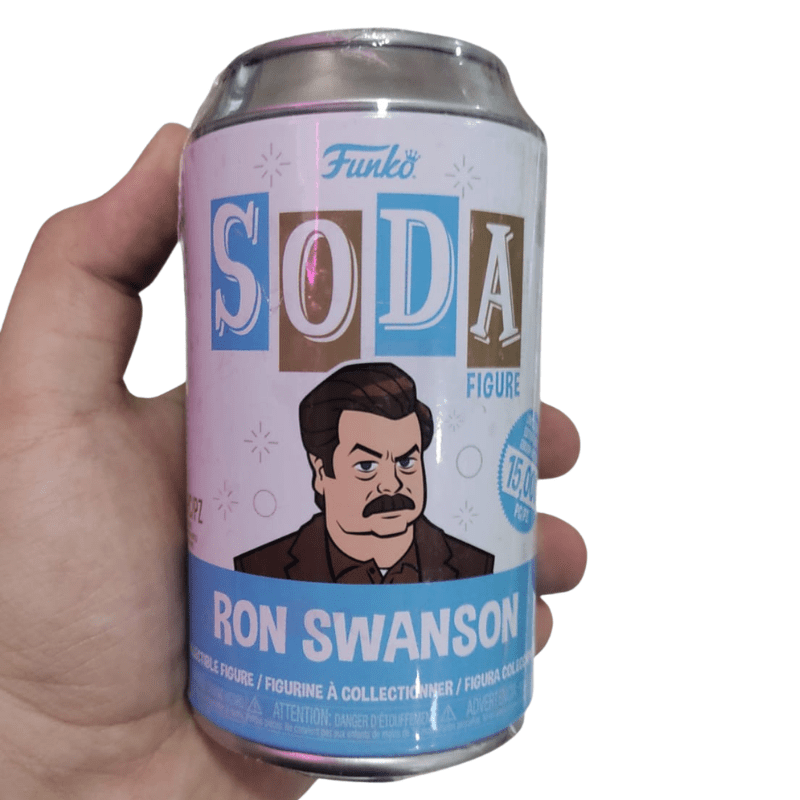Funko Soda Figura Ron Swanson Parks and Recreation