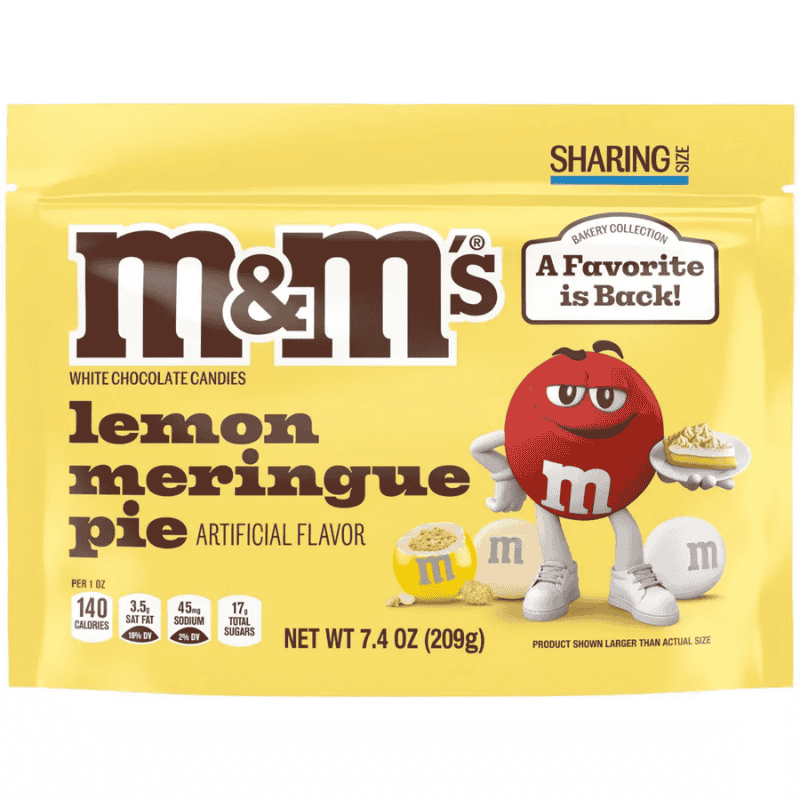 Bakery Collection M&Ms Lemon Meringue Pie Sharing Size 7.4oz (209g)