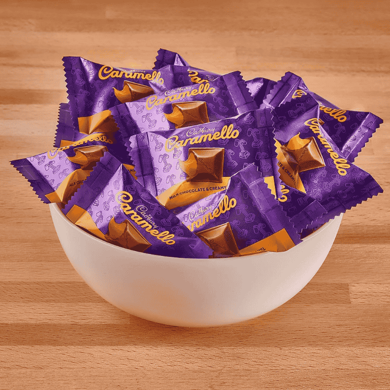 Cadbury Caramello Miniatures Share Size