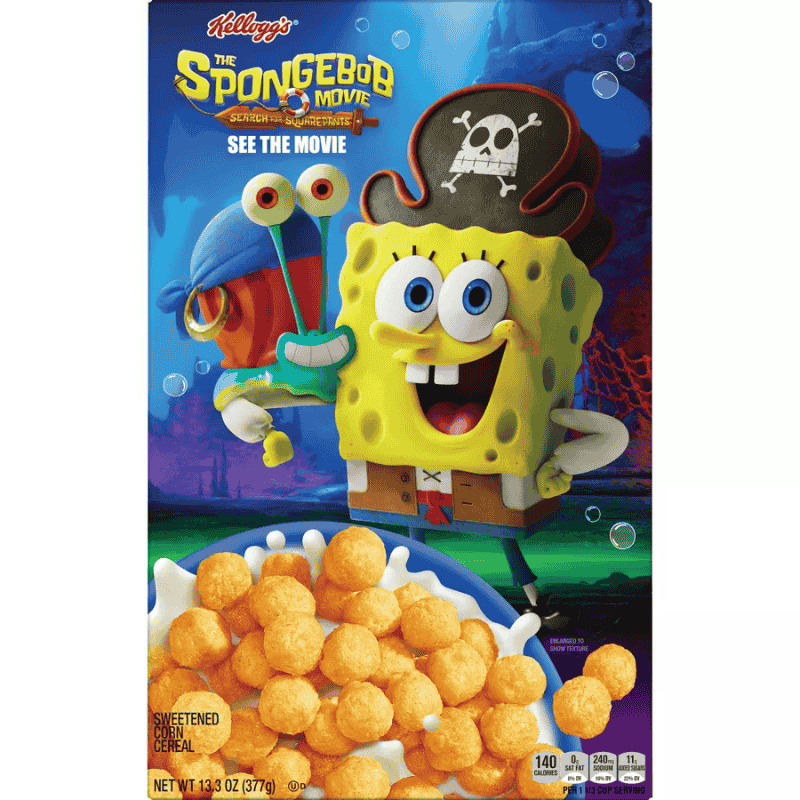 Cereal The Spongebob Movie Bob Esponja 13.3oz (377g)