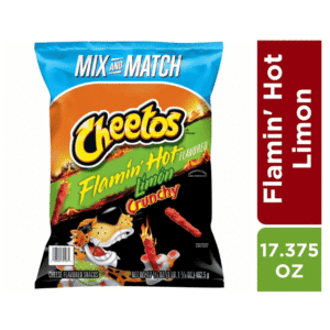 Cheetos Flamin' Hot Limón Crunchy Cheese 492.5g