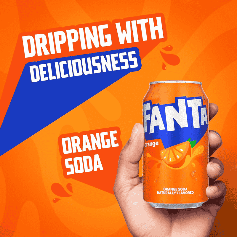 Fanta Orange 355ml.