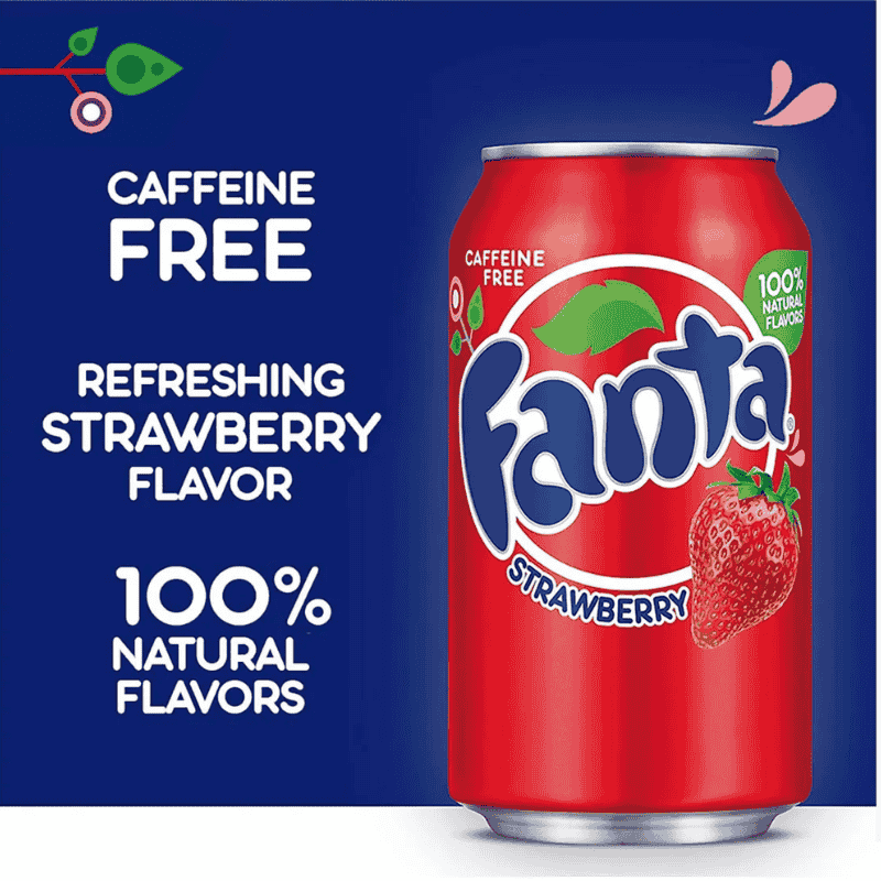 Fanta Strawberry.