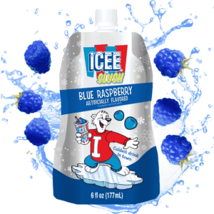 Icee Slush Blue Raspberry Freeze & Squeeze Drink Pouch 177ml