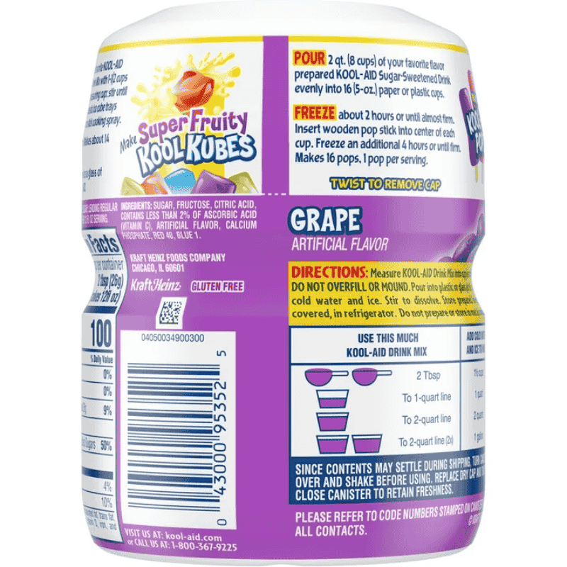 Kool-Aid Grape Uva 538g Polvo para Preparar Bebida
