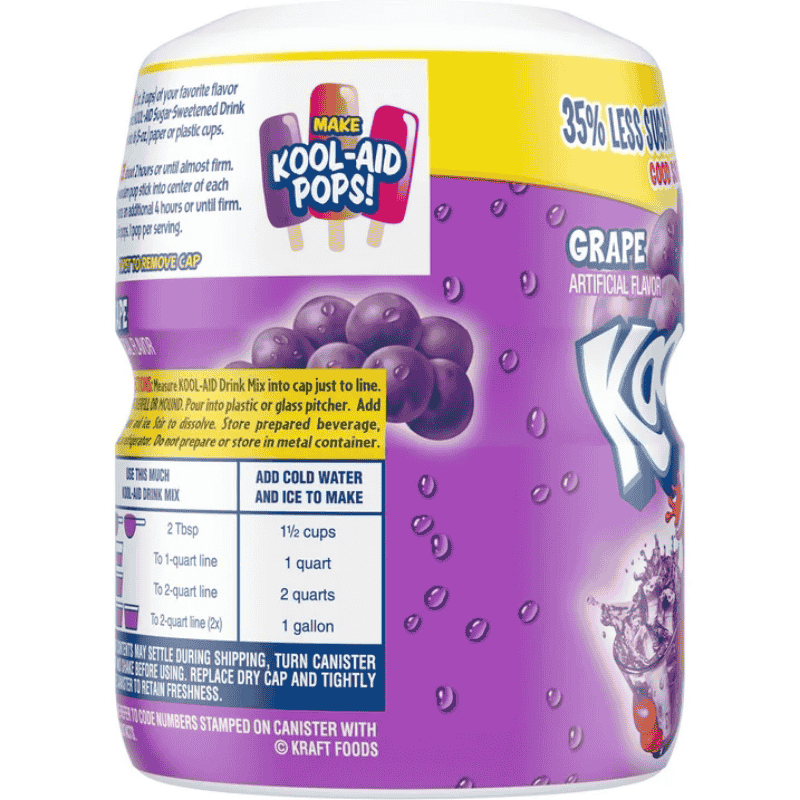 Kool-Aid Grape Uva 538g Polvo para Preparar Bebida