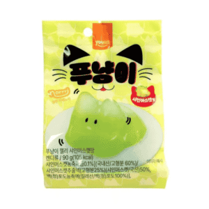 Norri Youus Puyangi Jelly Gomita Gato Uva Verde 90g