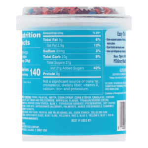 Pillsbury Funfetti Aqua Blue Vanilla