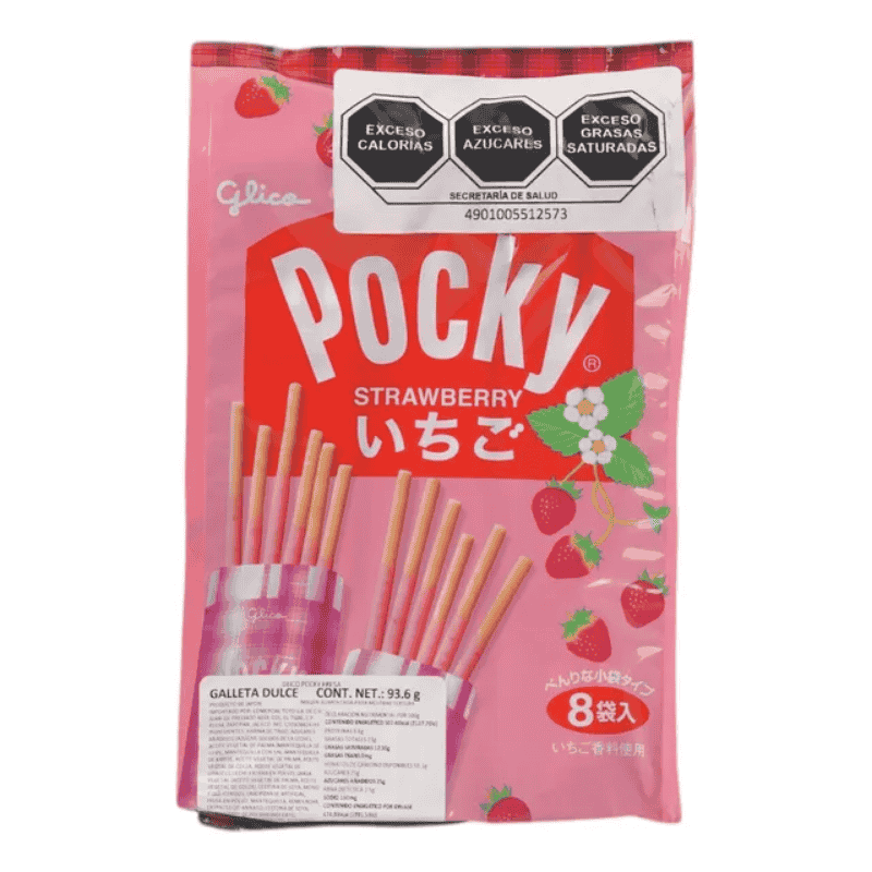 Pocky Fresa 8 Pack 93.6g