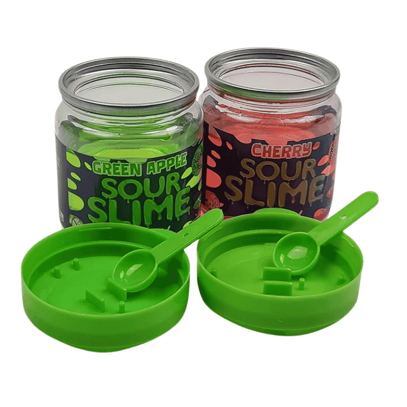 Sour Slime Candy Cherry Green Apple 3.5oz