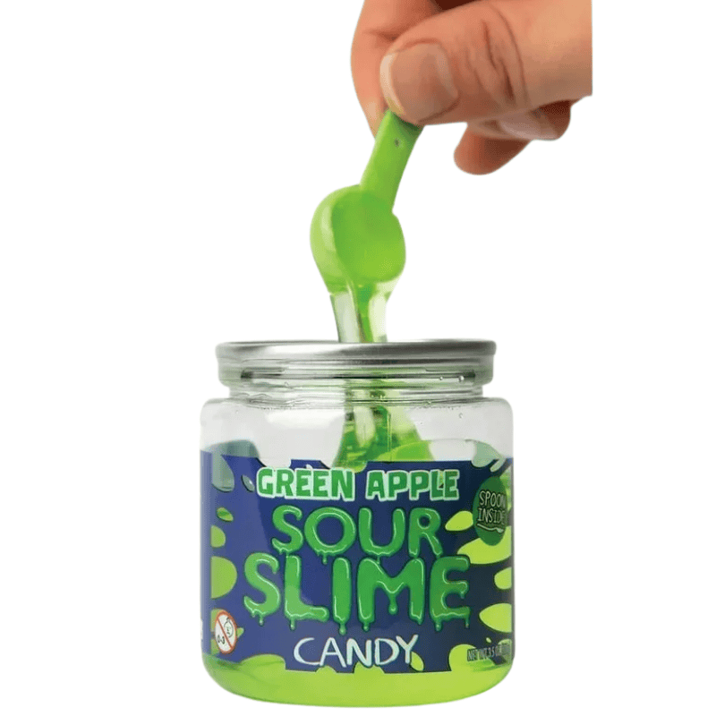 Sour Slime Candy Cherry Green Apple 3.5oz