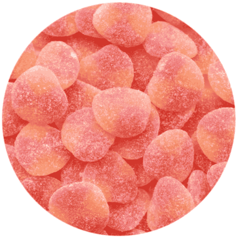 Haribo Peaches Gummi Candy 8oz (227g)