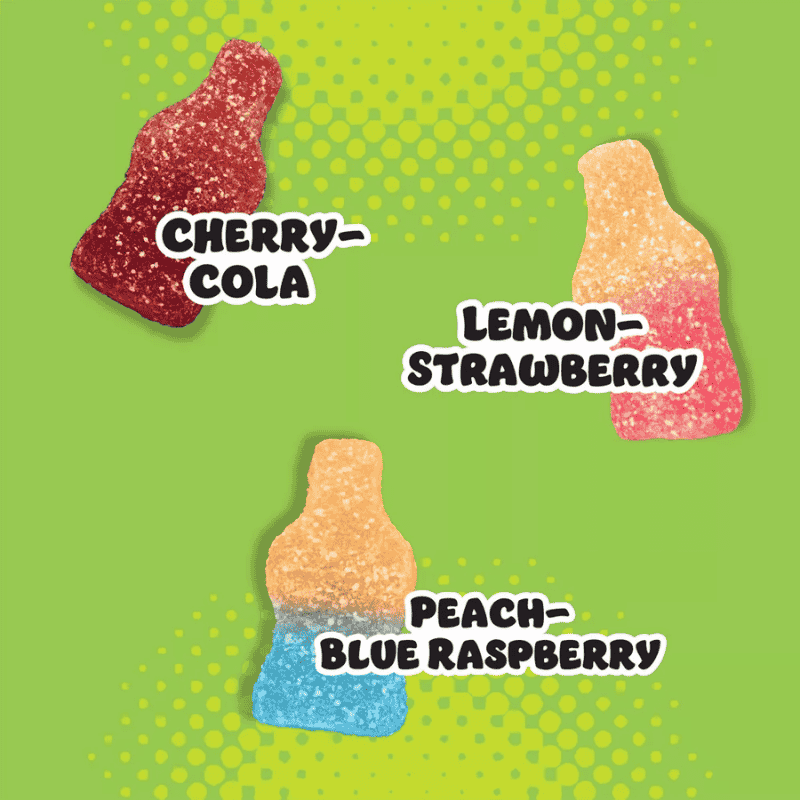 Haribo Sour Sodas Gummi Candy 7oz (198g)