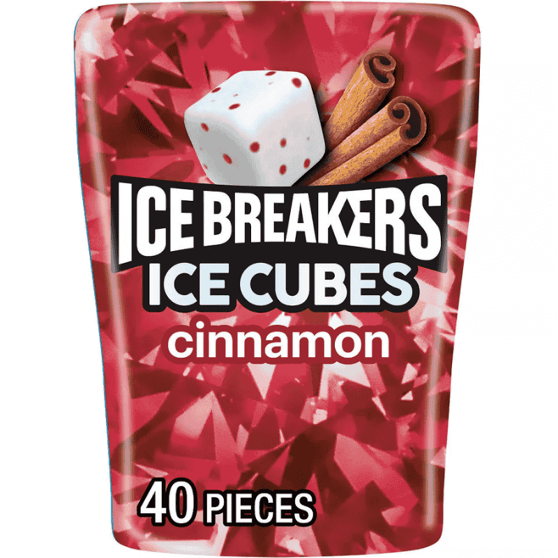 Ice Breakers Ice Cubes Cinnamon 40 Piezas