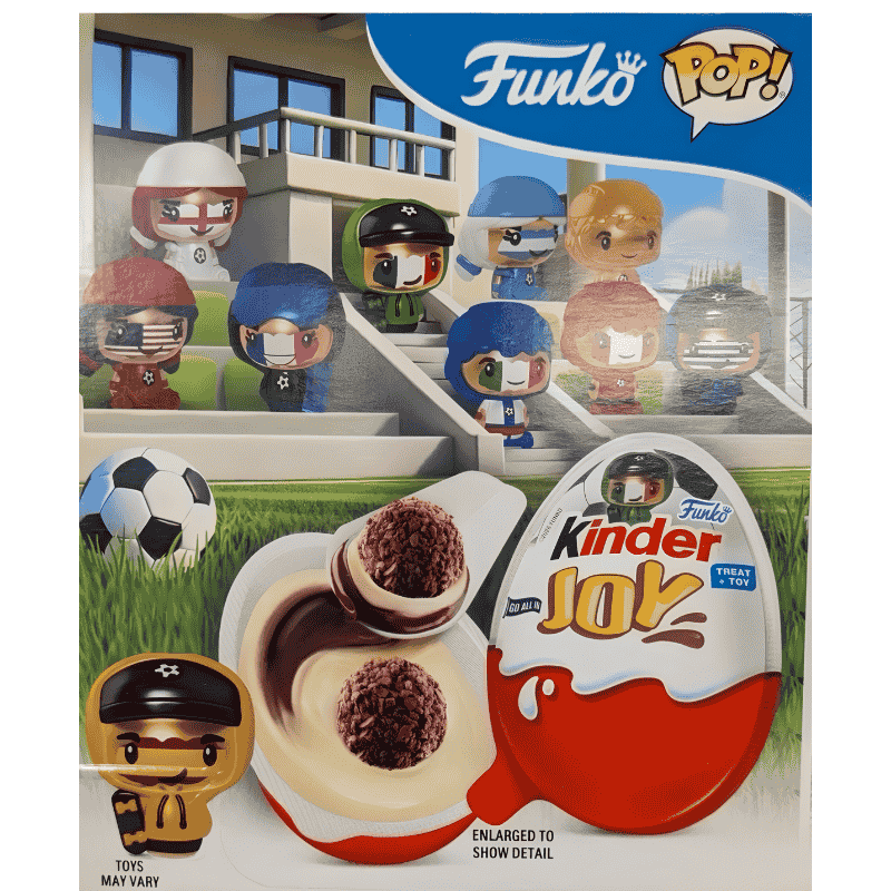 Kinder Joy Funko Pop Soccer Huevo Sorpresa Chocolate 20g - Imagen 2