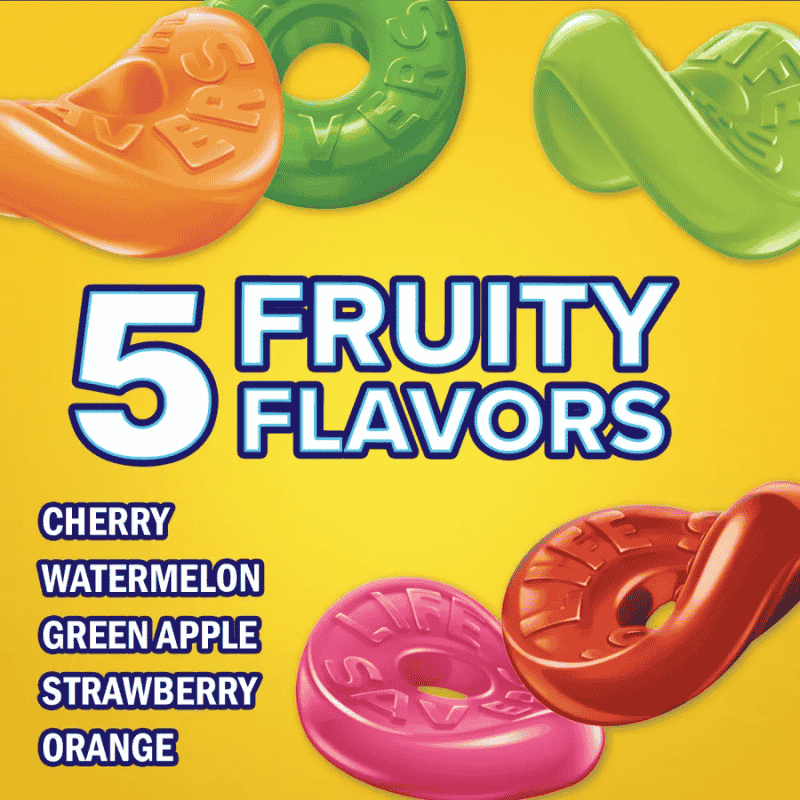LifeSavers 5 Flavors Gummy Candy 7oz (198g)