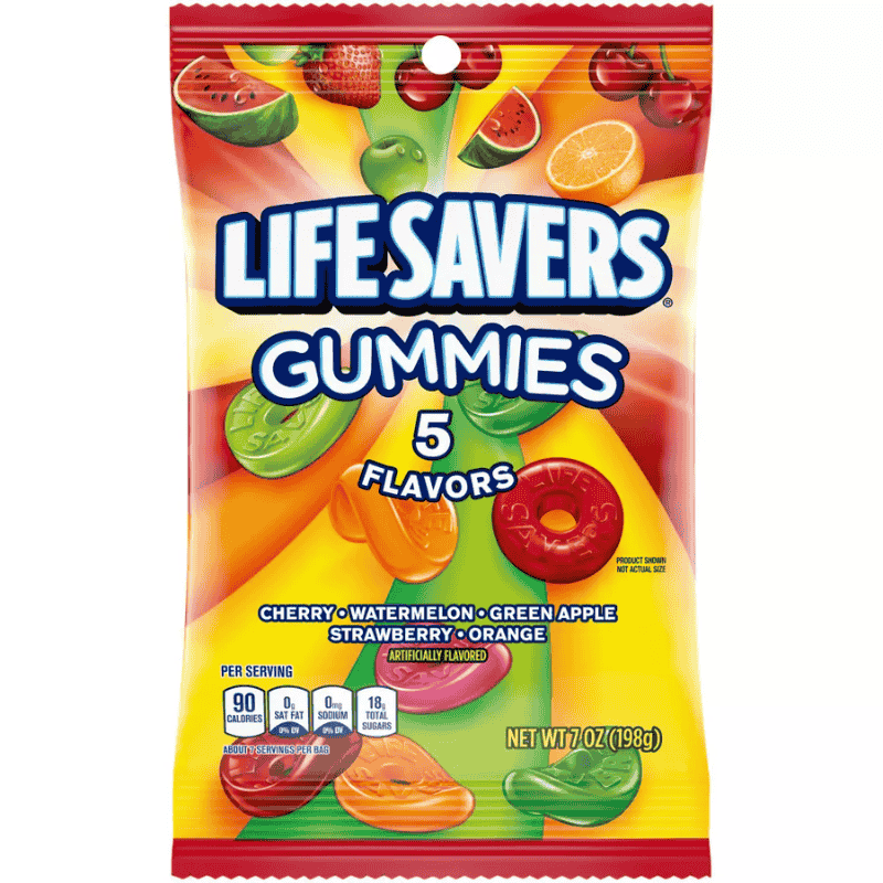 Gomitas LifeSavers 5 Flavors 198g