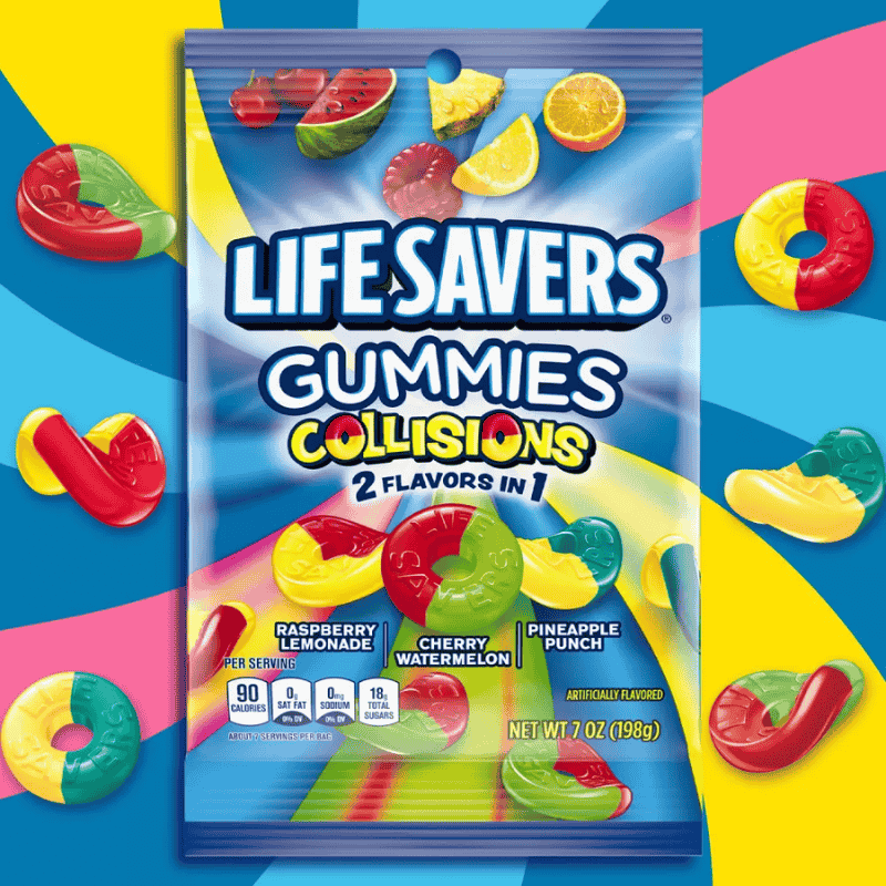 LifeSavers Collisions Gummy Candy 7oz (198g)