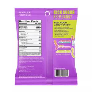 SmartSweets Sour Gummy Candy Worms - 1.8oz (50g)