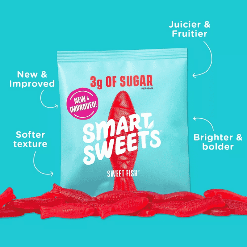 SmartSweets Sweet Fish Soft and Chewy Candy - 1.8oz (50g)