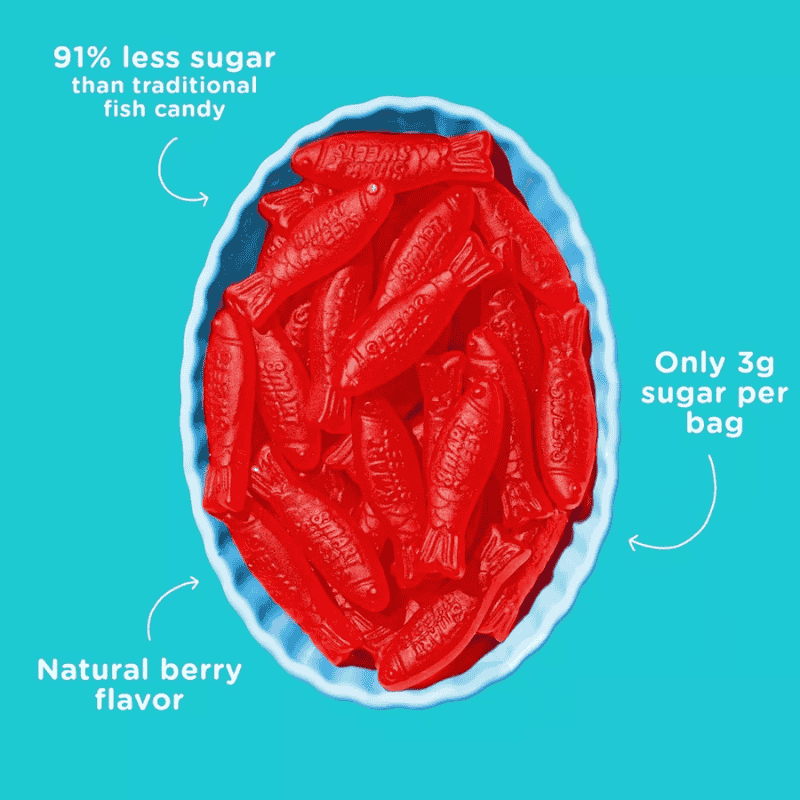 SmartSweets Sweet Fish Soft and Chewy Candy - 1.8oz (50g) - Imagen 6