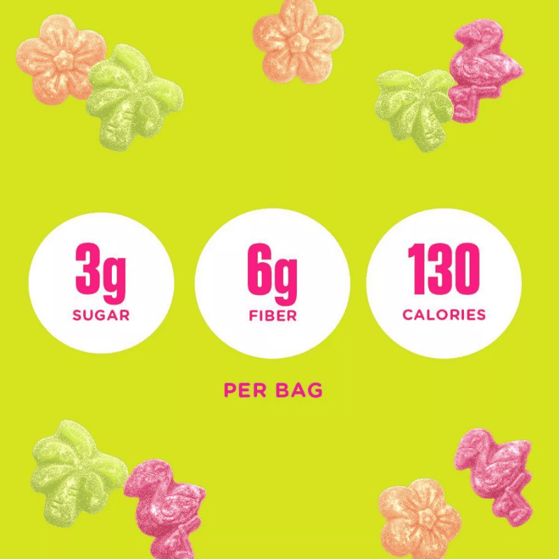 SmartSweets Tropical Sours Gummy Candy - 1.8oz (50g)