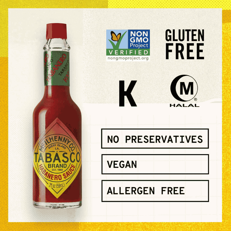 Tabasco Habanero Sauce 2oz (59ml)
