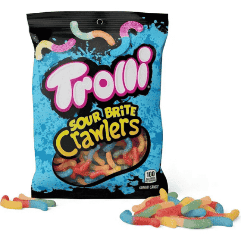 Trolli Sour Brite Crawlers 7.2oz (204g)