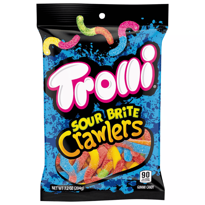 Trolli Sour Brite Crawlers 7.2oz (204g)