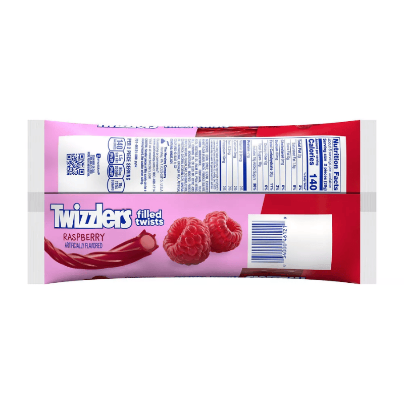 Twizzlers Filled Twists Raspberry 11oz (311g)