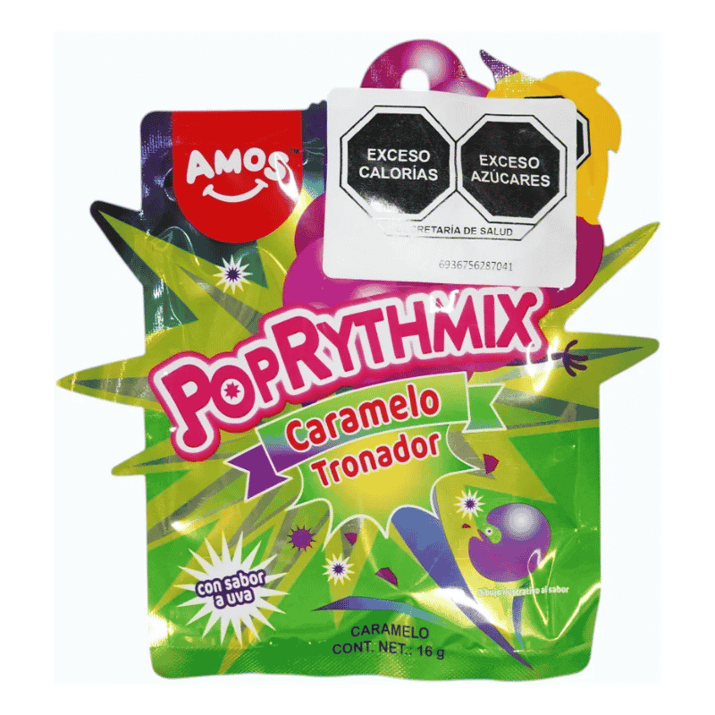 Amos Popping Candy Uva 16g
