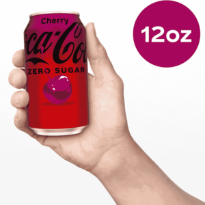 Coca Cola Cherry Zero Sugar Soda en Lata 355ml