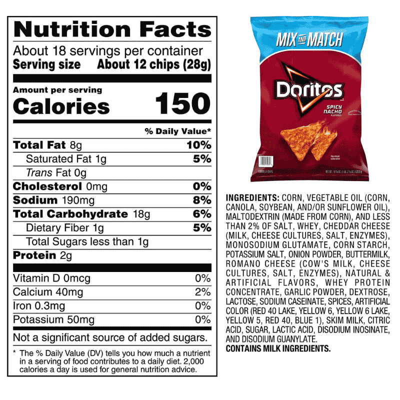 doritos spicy nacho 520.9g