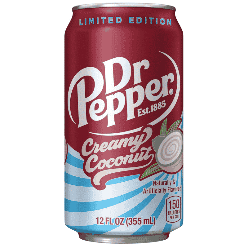 Dr Pepper Creamy Coconut Soda en Lata 355ml