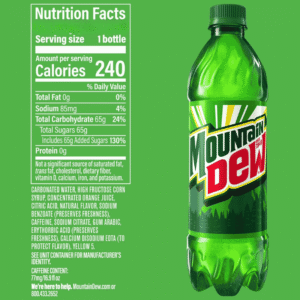 mountain dew original 500ml
