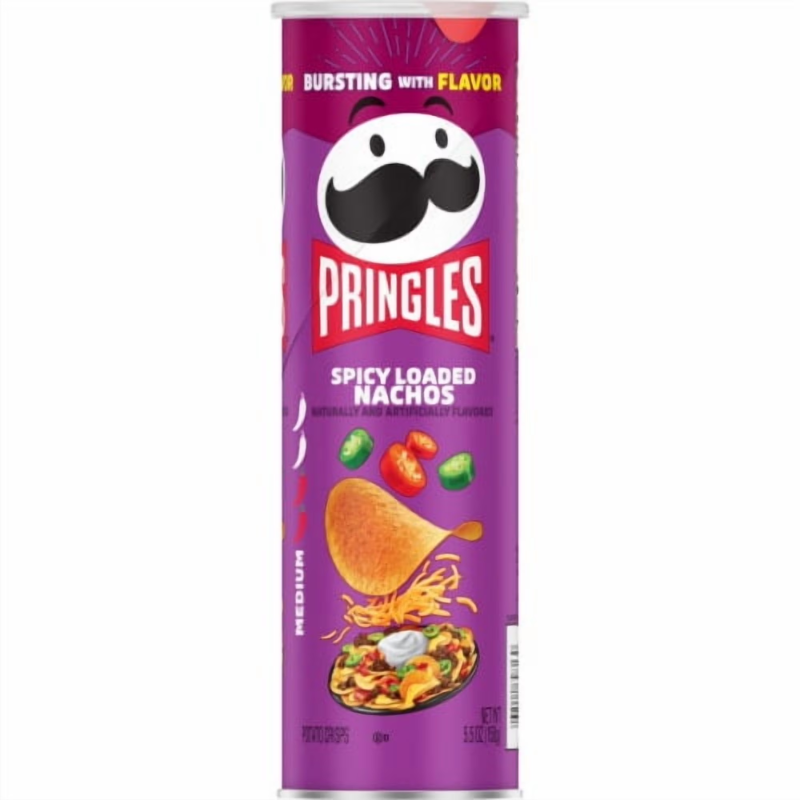 Papas Pringles Medium Spicy Loaded Nachos 158g