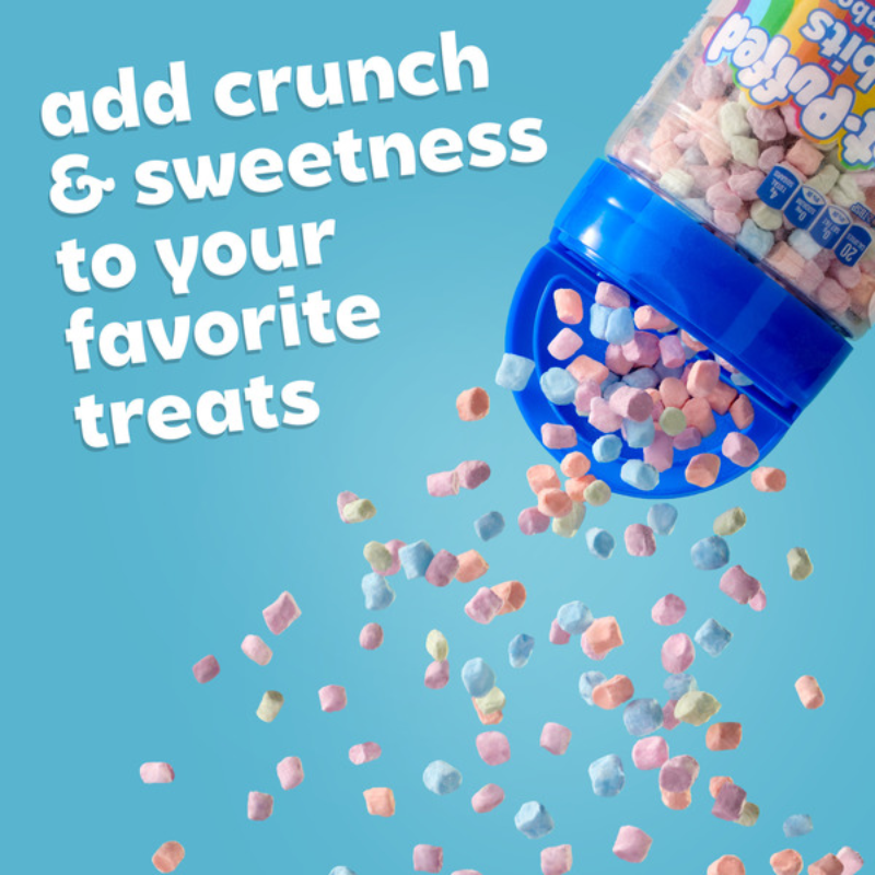 Jet-Puffed Bits Rainbow Mini Malvaviscos 3oz (85g)