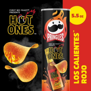 Pringles Hot Ones Los Calientes Rojo 158g