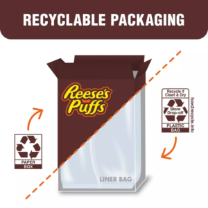Cereal Reese's Puffs Dark Chocolate Family Size 558g