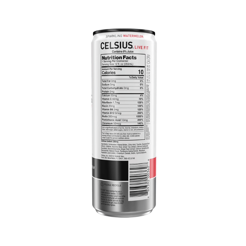 Celsius Live Fit Sparkling Watermelon 355ml
